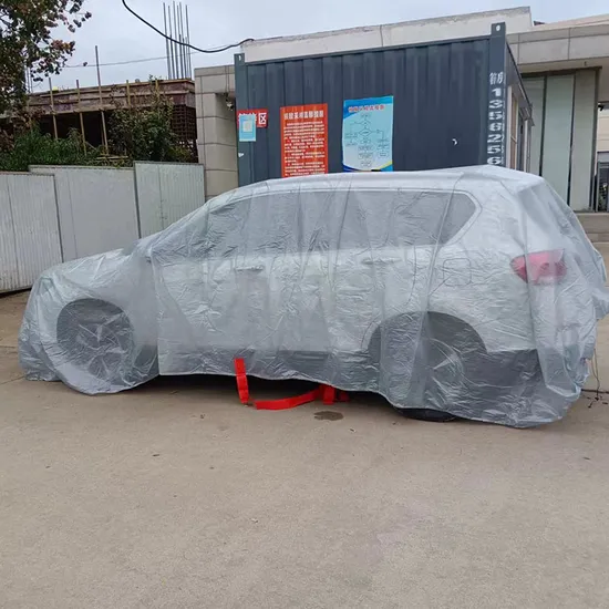 High Quality Scratchproof Anti-Dust Black Satin Surface Stretchable Car Cover